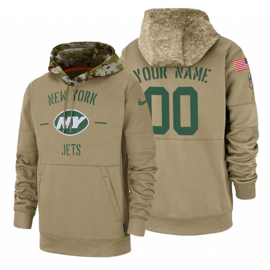 New York Jets Customized Nike Tan Salute To Service Name & Number Sideline Therma Pullover Hoodie,We sell and wholesale New York Jets Customized Nike Tan Salute To Service Name & Number Sideline Therma Pullover Hoodie on line form chian!